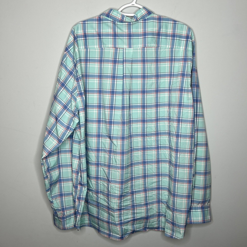 Vineyard Vines Coastal Button Down Shirt Whale‎ Logo Performance Classic Fit XXL - Picture 4 of 6